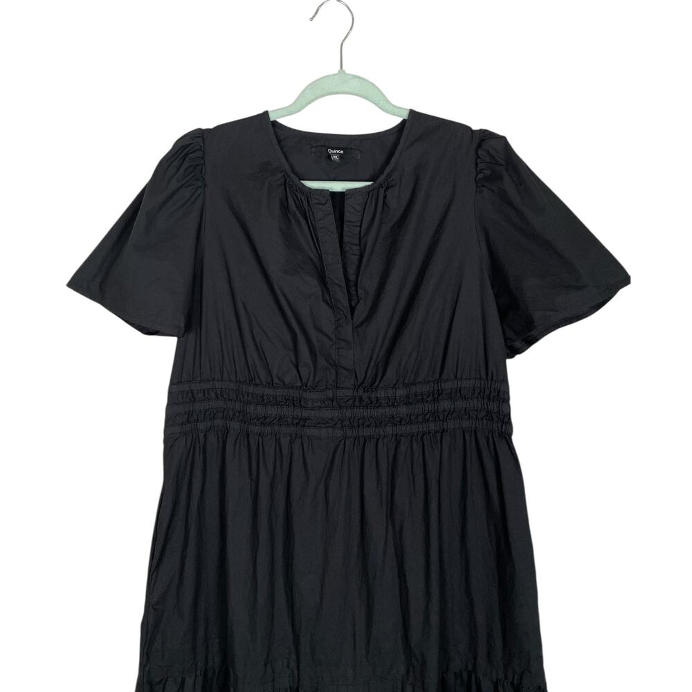 Quince Black Maxi Dress- XL Like New! - Picture 7 of 13